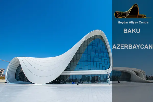 Heydar Aliyev Centre Bakü projesinin RTI ve KNX Otomasyon sistemleri ve endüstriyel ekran kontrolü, idesis mühendislik tarafından yapılmıştır.